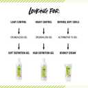 ALL ABOUT CURLS High Definition Gel | For Curly Hair Styling | Alcohol-Free | Moisturize, Define & Enhance Texture | Reduce Frizz & Boost Shine | Crunchless Ultra Hold | Vegan, Sulfate & Paraben Free