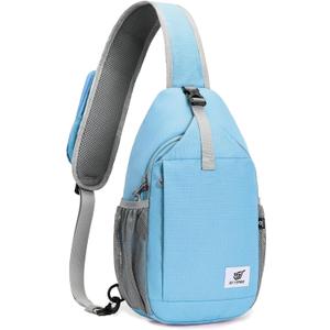 SKYSPER Sling Bag RFID Cross Body Bag Recycled Crossbody Backpack Travel Daypack