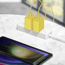 45W USB C Super Fast Charger, Type C Charger Fast Charging Block, Android Phone Charger with 6Ft Type C to C Cable for Galaxy S25 Ultra/S25/S24/S23/S22/S21/S20/Note 20/Note 10（Yellow）