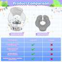 Baby Pool Float with Sun Canopy Inflatable Toddler Swimming Float with Anti-Backflip Tail Infant Pool Floaties for Ages of 6-30 Months (X-Large, Camo)