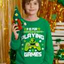 BesserBay Boys Girls St Patrick's Crewneck Funny Sweatshirts Clover Irish Shamrock Long Sleeve Tops Irish Games 9-10 Years
