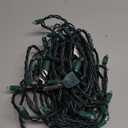 25ft 50 Counts Warm White LED Christmas Lights - Commercial Grade Outdoor Waterproof, Green Wire, Xmas Tree Lights, IP:65, UL