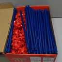 Fort Building Kit for Kids,STEM Construction Toys, Christmas & Birthday Gift for 4 5 6 7 8 9 10 11 12 Years Old Boys and Girls,Ultimate Creative Set for Indoor & Outdoors Activity, 140 Pcs, Original (Red)