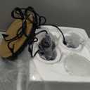 3 Lights Industrial Pendant Light with Glass Shade Matte Black Pendant Lighting Adjustable Industrial Retro Style Hanging Light,Kitchen Island Farmhouse Pendant Lights Fixtures for Kitchen,Farmhouse