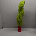 2.95FT Whimsical Christmas Tree, Small Artificial Lime Green Tree for Home Decor, Indoor Bendable Faux Tree Xmas Holiday (Lime Green)