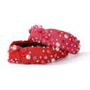 6 x 2 Pack Valentine's Day Headband for Women Pearl Rhinestone Crystal Jeweled Embellished Ladies Wide Top Knot Pink Red Makeup Hair Hoop Accessory Holiday Party Costume Decor Prezzie