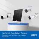 Tapo Solar Panel A200, (Compatible with MagCam C425, C420, and C400), Long-Lasting Charging Power with High-Efficiency Solar Cells, IP65 Weatherproof, 360 Adjustable Angle