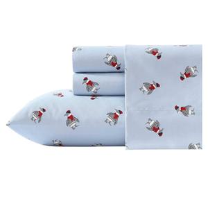 Nautica - Queen Sheet Set, Brushed Flannel Bedding Set, Soft & Cozy Room Essentials, Oeko-Tex Certified (Queen) Pattern May Vary