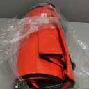 HOMEST Christmas Tree Storage Bag, Fits for 7.5-9 ft Xmas Artificials, Zippered Bag with Reinforced Carrying Handles and Wheels, Red (Bag Only)