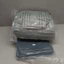 Monbix California King Size Comforter Set - 7 Pieces Bed in a Bag California King, Sage Green Bedding Sets, All Seasons Down Alternative Comforter Bed Set with Sheets, Pillowcases & Shams (7Piece-CK(108*92))