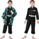 Cosplay Costume Coslpay Outfit for Halloween Kids Adult(green,adult XXL)