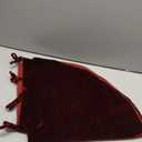 Sophia-Art Christmas Tree Skirt, Luxury Velvet Plush Skirt, Xmas Decoration Holiday Party Dcor, Soft Velvet Home Dcor Merry Christmas Party Christmas Tree Decorations (Maroon,36 Inch)