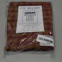VHC Brands Burgundy Check Primitive 16"x72" Valance Red Rod Pocket Cotton Kitchen Window Curtains