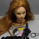 26"-28" Mannequin Head Styling Mannequin Head for Hair Styling and Free Table Stand Training Head Manikin Cosmetology Doll Head with Long Fiber Hair Hairdresser Practice Head for Stylist (#27)