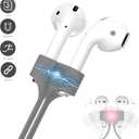 2 x Ultra Strong Magnetic Airpod Pro Strap Anti-Lost Cord Sports Lanyard Compatible with Airpods 3rd 2nd Generation Pro 3 2 1 (3 Grey)