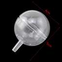 50pcs Transparent Chocolate Flower Tray with Cover Plastic Valentine's Day Flower Shop Supplies Flower Bouquet Flower Packing Materials