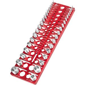 57 Nut and Bolt Thread Checker - Thread Checker Standard and Metric Bolt and Nut Identifier Gauge 21 Standard & 17 Metric & 19 Drill Gauges Thread Gauge Screw Size and Thread Gauge Inch & Metric
