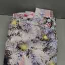 Pink Christmas Backdrop Winter Snowflake Xmas Tree Snowman Scene Photography Background for New Year Eve Party Decoration Winter Holiday Photo Banner Props (8x6FT240x180cm)