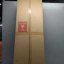 Beauty4U 50” x 14" Full Length Wall Mirror, White Baroque Door Mirror