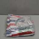 DII Patriotic Stripes Zippered Tabletop Collection, Stain Resistant & Waterproof, Tablecloth, 60x120, Red, White, & Blue