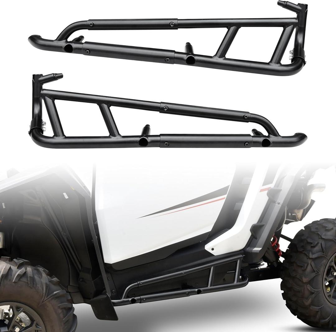 KEWISAUTO Rock Sliders for RZR XP 1000 2024 2025+, Combined Side Bumper Protection Frame Side Steps Nerf Bars Rock Sliders for Polaris RZR XP 1000 2024 2025+ Accessories - 2 Seats