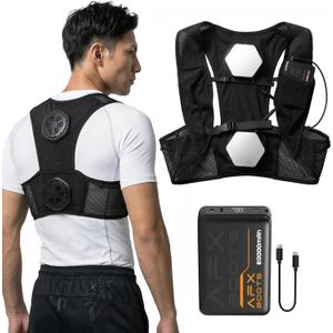 LABEWVI Semiconductor Peltier Cooling Vest with 20000mAh Battery Pack, 3 Cooling Modes, Up to -24℃ Cooling