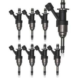8-Count Fuel Injectors Compatible with Chevy 2014-2018 Silverado 1500 2500, Cheyenne, Suburban, Tahoe, GMC Sierra 1500, Yukon XL - 4.3L V6 & 5.3L V8 - Replace OE# 12668390 12623116 FJ1217