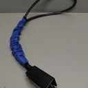 KAYCENTOP Car Steering Wheel Lock to Seat Belt Lock, Anti-Theft Device, Max 17 Inch Length, Small and Light-Weight, Multi-Functional, Fit Most Vehicle, SUV, Golf Cart Security (Blue)