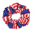 9PCS USA American Flag Hair Scrunchies for Women Girls Independence Day Patriotic Red White Blue Hair Ties Fourth of July Festival Ponytail Holder Hair Accessories Elastic Hair Band