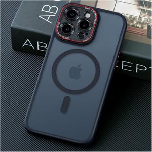 JUESHITUO for iPhone 16 Pro Case with 1X Screen Protector, [Tailored for MagSafe] [Mil-Grade Shockproof Defense] with Integrated Lens Protection Translucent Case for iPhone 16 Pro, Black Titanium