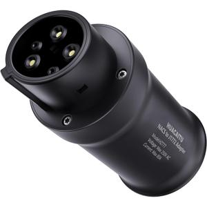 Tesla to J1772 Adapter, NACS to J1772 EV Charger Adapter Up to 80A 250V, for Tesla Charging station, High Power Wall Connector/Destination Chargers/Mobile Connectors, J1772 EVs Accessories for Travel (DeepGray)