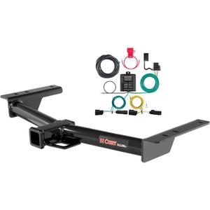 CURT 99323 Class 3 Trailer Hitch, 2-Inch Receiver, 4-Pin Wiring Harness, Select Ford Transit-150, 250