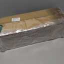 Suli Extra Large Kitchen Utensils Holder with 4 Compartments, Wooden Utensil Organizer for Kitchen Countertop, Farmhouse Decor, Rustic Cooking Utensil - White grain