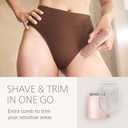 Philips Lady Shaver Series 6000 - Cordless, Wet & Dry Electric Shaver, 3-Blade Shaving System, for Legs, Body & Bikini, 80 Mins. Runtime, Model BRL137/00 (Shaver + 3 Accessories (Trimmer & Combs))