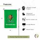 Desert Cactus Marshall University MU Garden Flag  19 x 12 inch Marshall Thundering Herd Banner, For Outdoor Display and Events (Design H)