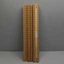 LUCKUP Cordless Bamboo Roman Blinds Shades for Indoor Windows-Blackout Room Darkening Roman Blinds with 6" Valance Cover Enhanced Privacy, 26" W x 64" H (Privacy-carbonized Color)