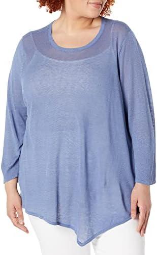 NIC+ZOE Women's Featherweight Angle Sweater, XL