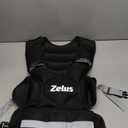 ZELUS Weighted Vest for Men and Women | 4-10lb/11-20lb/20-32lb Vest with 6 Ironsand Weights for Home Workouts | Adjustable Body Weight Vest Exercise Set for Cardio and Strength Training (Black)