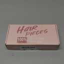 Elailite Hair Toppers for Women Real Human Hair Topper with Bangs Thinning Thin 5.1"x2.8" Silk Base Clip in Remy Hairpieces 18 Inch Natural Black