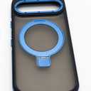 TORRAS 360°Spin Magnetic Stand for Google Pixel 9 Pro Case/Pixel 9 Case, 12FT Military Protection, Compatible with Magsafe, Shockproof Translucent Slim Pixel 9 Pro Phone Case with Ring Holder