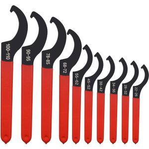 Mdvora 10pcs Coilover Spanner Wrench Set, for Suspension System and Shock Adjustment