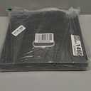 Black Fabric Cubby Storage Bins13x13x13 Inches Cube Organizer Bin Foldable Storage Boxes with Dual Handles Fabric Organizer Box and collapsible Storage basketSet of 3 Black