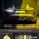 Anti-Glare Night-Driving Glasses Fit-Over-Glasses: Night Vision Glasses for Men Wrap-Around Glasses for Women (Transparent Grey + Matte Black + Transparent Blue)