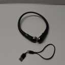 Bluetooth 5.3 Neckband Bluetooth Headphones, Retractable Headphone IPX5 Sweatproof & Vibration Notifications, Secure Fit and Stereo Sound for Cycling and Hiking (Onyx Black)