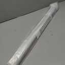 No Drill Zebra Blinds for French Door, 26 5/8" W x 72" L, White