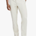 Mens Classic Fit Khaki Casual Chino Pants Whit Hidden Comfort Waistband 42x30