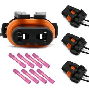 Pack of 4 PTA1015, S-524, S524, 6S1047 Low Beam Halogen Headlight Bulbs Headlamp Connector Fit for Honda Accord 1992-2012 Sedan Halogen Headlight Bulbs, 9005/Hb3 High Beam 9006/Hb4