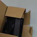 3FT Ultra Flat Plug Extension Cord Power Strip with 3 Outlets, Patented Detachable Ultra-Thin Outlet Cover Concealer & Ultra-Flat Plug, Max. 13A 125V 1625W ETL Listed, Black Color