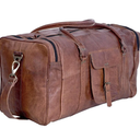 21 Inch Vintage Leather Duffel Travel Gym Sports Overnight Weekend Duffle Bags for men and women