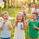JOYIN Bubble Bottles 6/12/24/36PCS (4oz Solution), Bubbles for Toddlers 1-3, Blow Bubbles Solution Wand Bulk for Party Favors for Kids, Toddler Summer Outdoor Toys Gift for Kids (6)